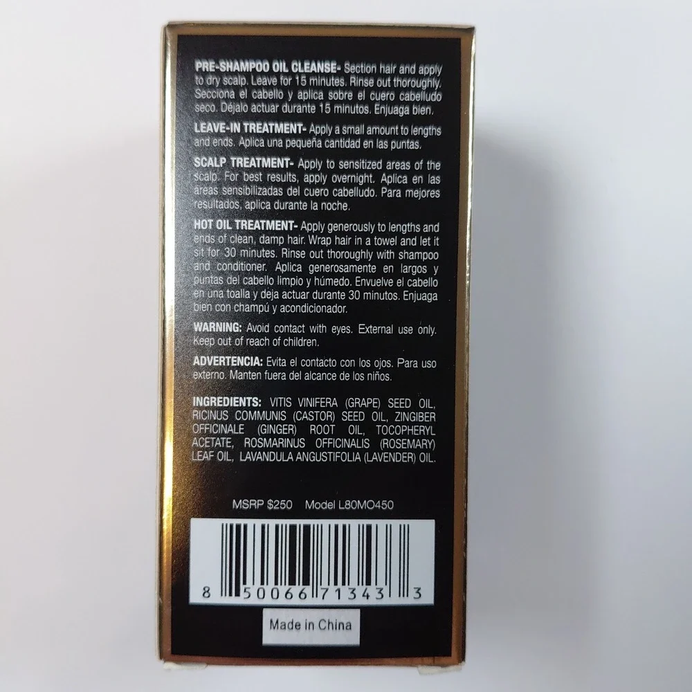 SOLEIL Fahrenheit 450+ Hair Treatment Oil Heat Protection 1 fl oz Ginger Scent